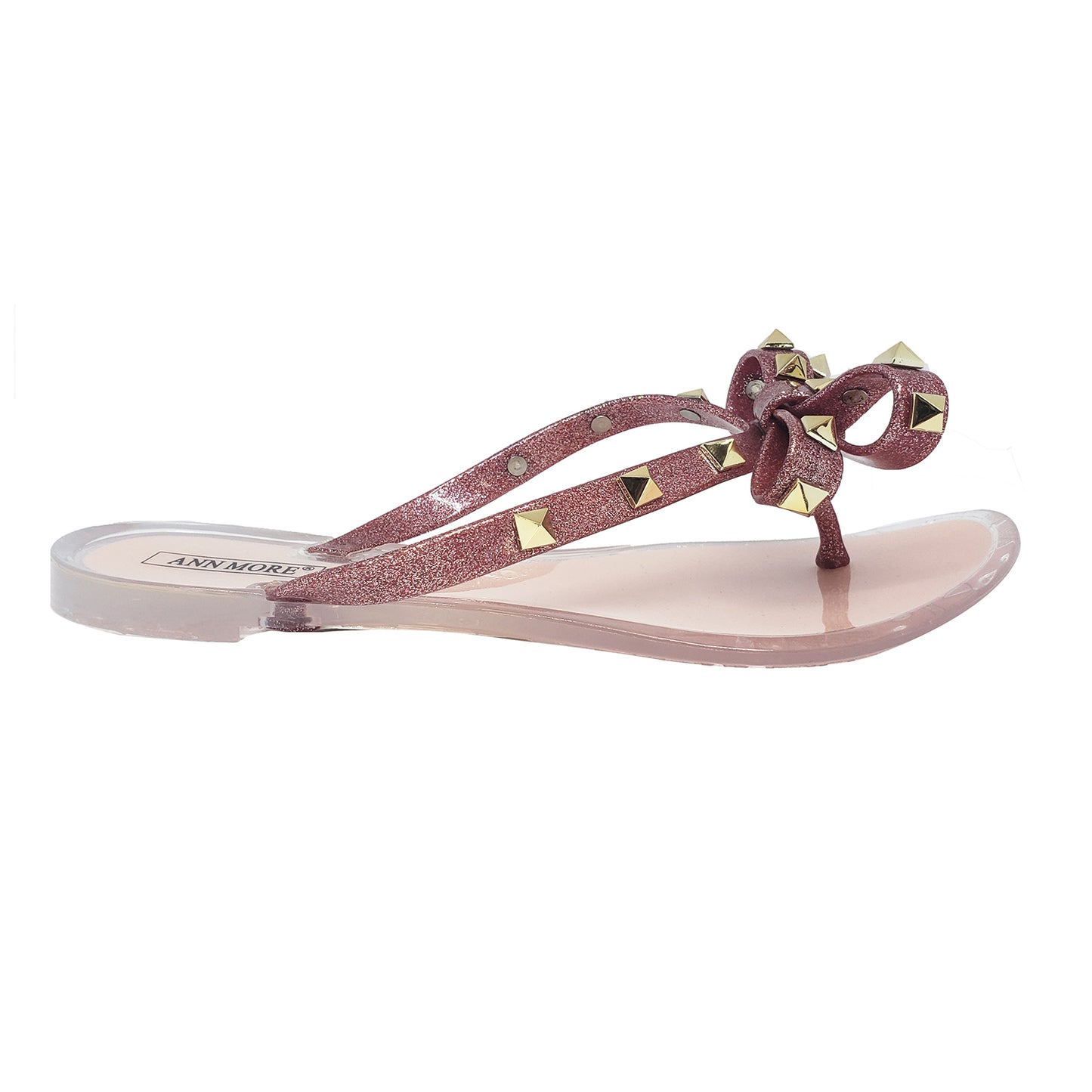 Ann More Genoa Jelly Sandals Glitter