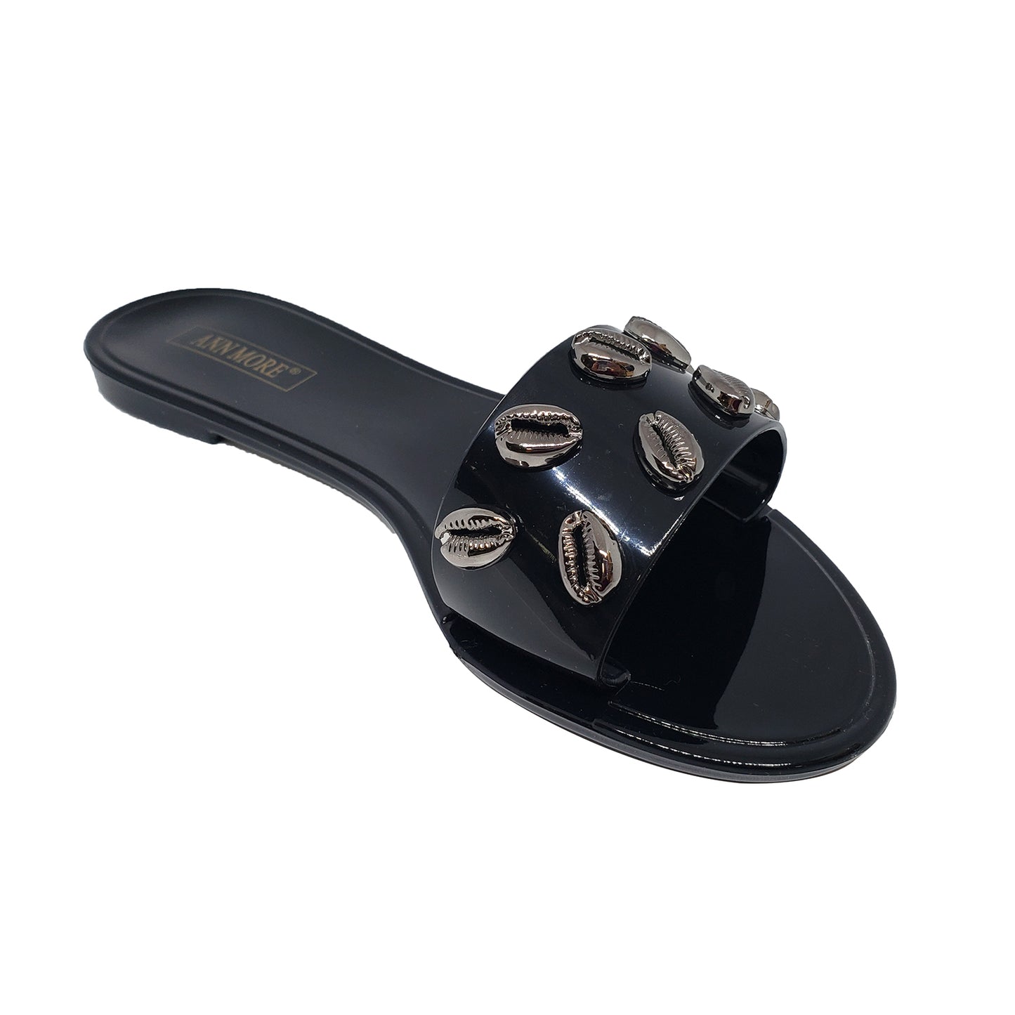 Ann More Bradenton Jelly Sandals Sea Shell Flip Flop Flats