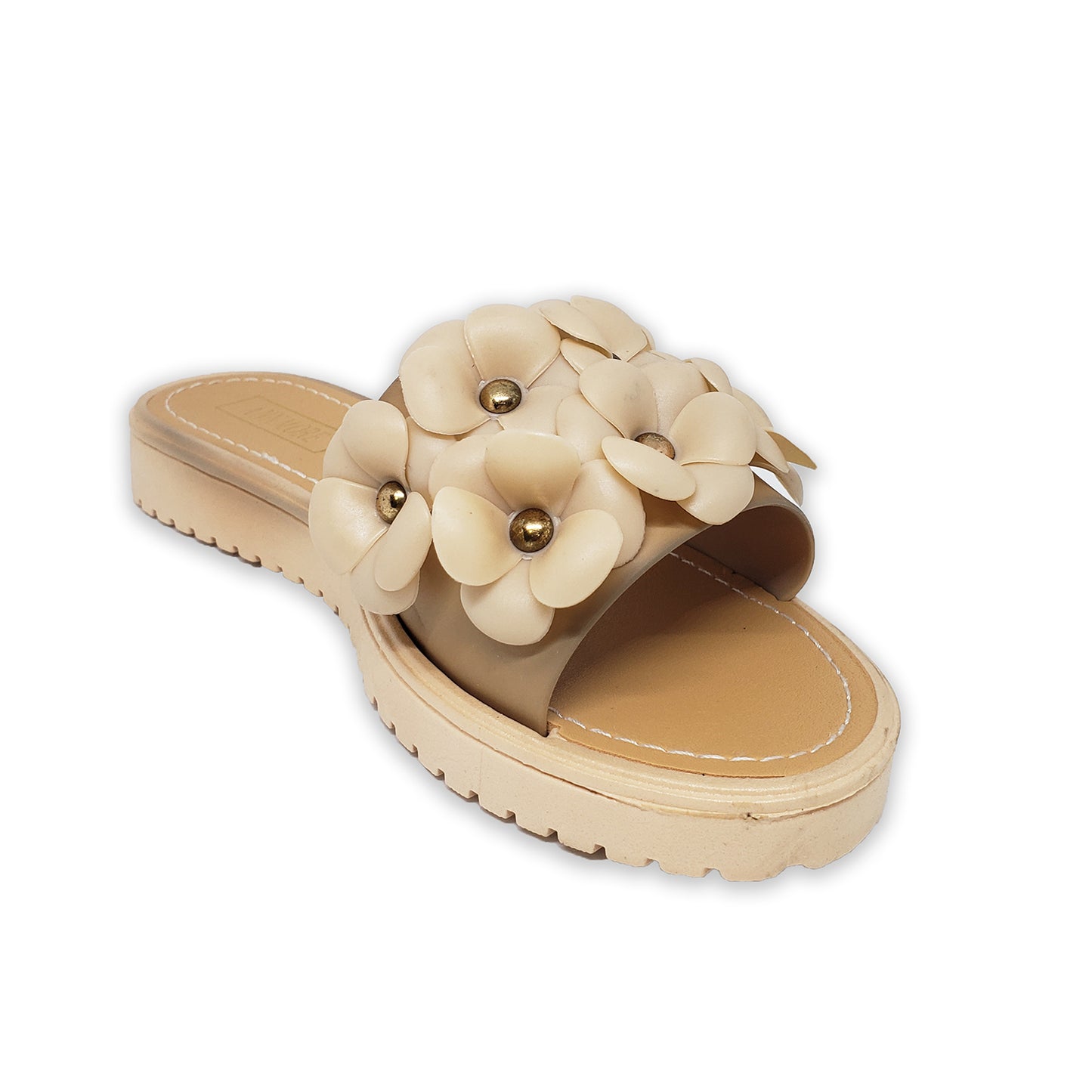 Ann More Creta Flowers Slider Sandals