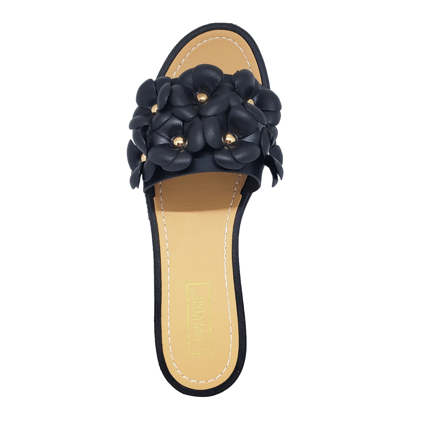 Ann More Creta Flowers Slider Sandals