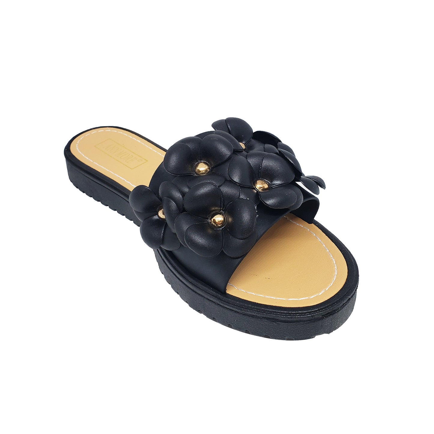 Ann More Creta Flowers Slider Sandals