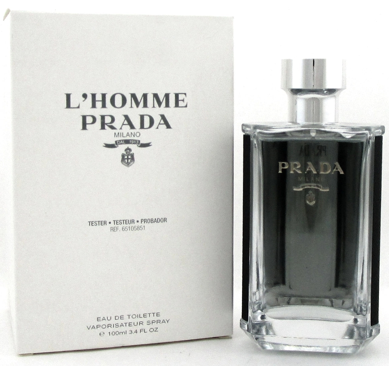 Prada L'Homme EDT 3.4 oz 100 ml Men Tester in a White Box – Rafaelos Prada L'Homme EDT 3.4 oz 100 ml Men Tester in a White Box – Rafaelos