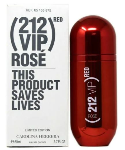 212 Vip Rose Red Limited Edition Eau de Parfum, 80 ml "White Tester Box"