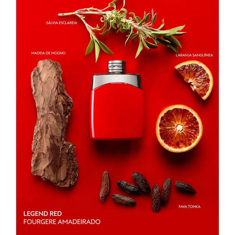 Mont Blanc Legend Red Eau de Parfum Spray, 3.3 oz. 100 ml