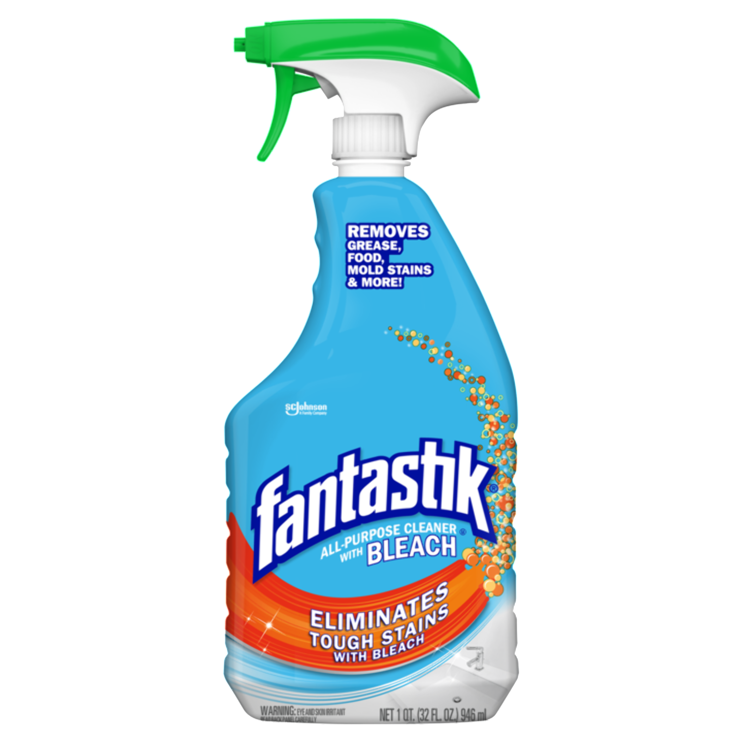 Fantastik All-Purpose Cleaner Bleach 32 oz 946 ml