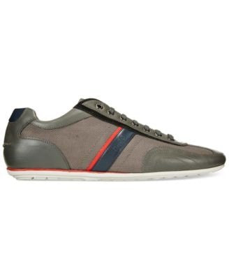 Hugo Boss Men's Thatoz Fashion Dark Grey Leather Sneakers (50227208 026)