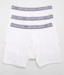 Michael Kors Soft Touch Boxer Brief 3-Pack White SMALL