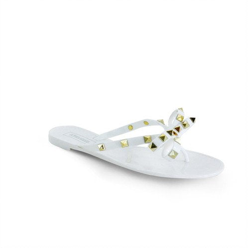 Victoria Adames Valencia White Jelly Women Sandals