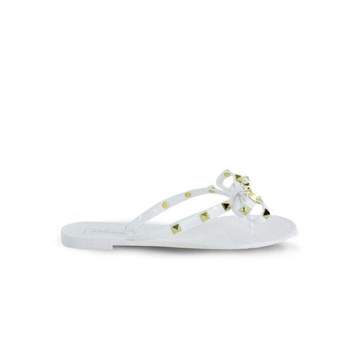 Victoria Adames Valencia White Jelly Women Sandals