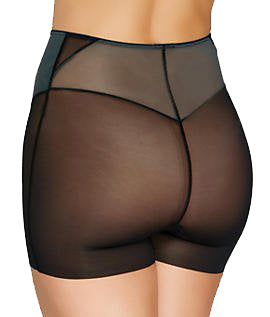 SPANX Women's Colorblock Girl Shorts, Very Black/Steel