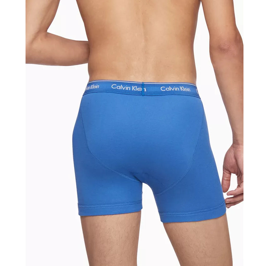 Calvin Klein Men's 3-Pack Cotton Classics Boxer Briefs Blue Multi (NB4003-940)
