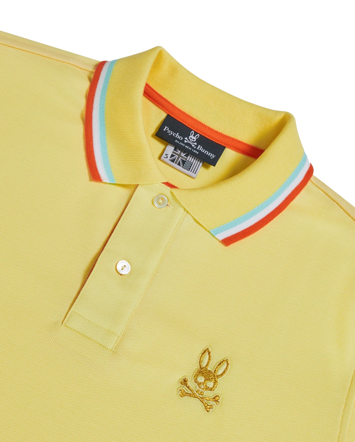 Psycho Bunny Men's St Barts Polo Lemon Ice