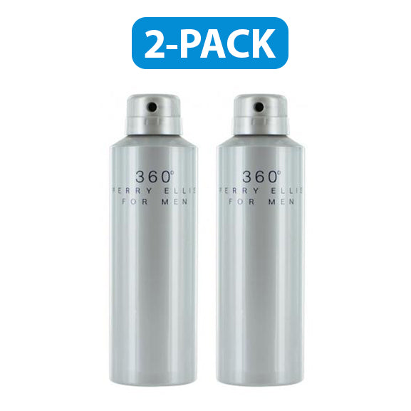 Perry Ellis 360 Body Spray 6 oz "2-PACK" Men