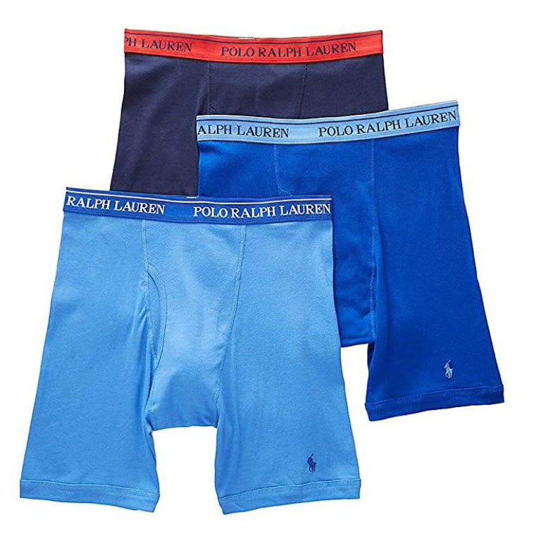 Polo Ralph Lauren Men's Classic Fit w/Wicking 3-Pack Boxer Briefs