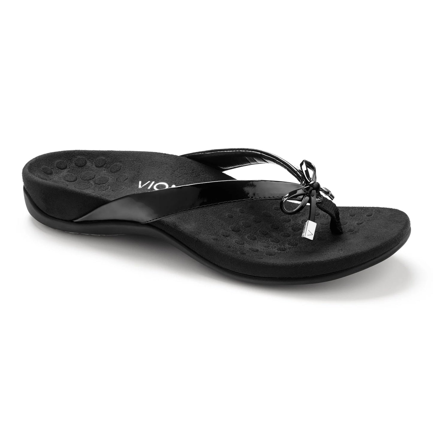 Vionic Bella ll Toe Post Sandal Black