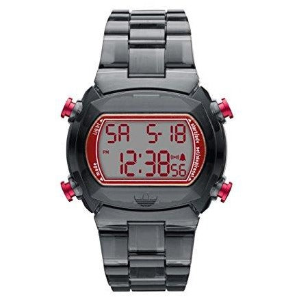 Adidas Nylon Candy Digital Grey Dial Unisex watch #ADH6510