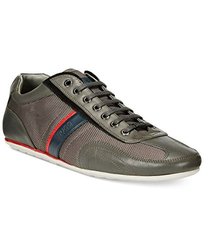 Hugo Boss Men's Thatoz Fashion Dark Grey Leather Sneakers (50227208 026)