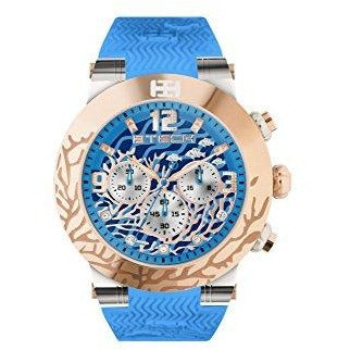 BTECH Unisex Ocean Analog/Multifunction Silicone Strap Band Wrist Watch BT-RE-613-01