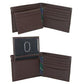 Tommy Hilfiger Leather Men's Multi-Card Passcase Bifold Wallet Brown