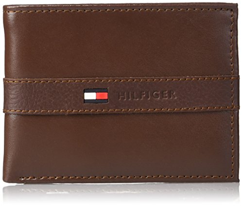 Tommy Hilfiger Men's Leather Passcase Wallet with Removable Card Holder (31TL22X062)