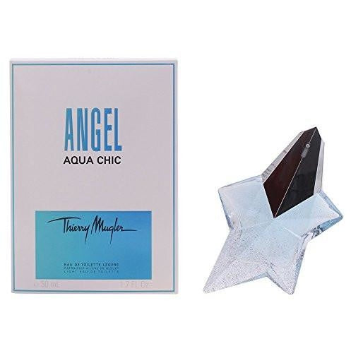 Thierry Mugler Angel Aqua Chic Light Eau de Toilette Spray for Women, 1.7 Ounce