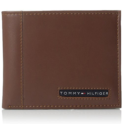 Tommy Hilfiger Men's Leather Cambridge Billfold Passcase Wallet (31TL22X063)