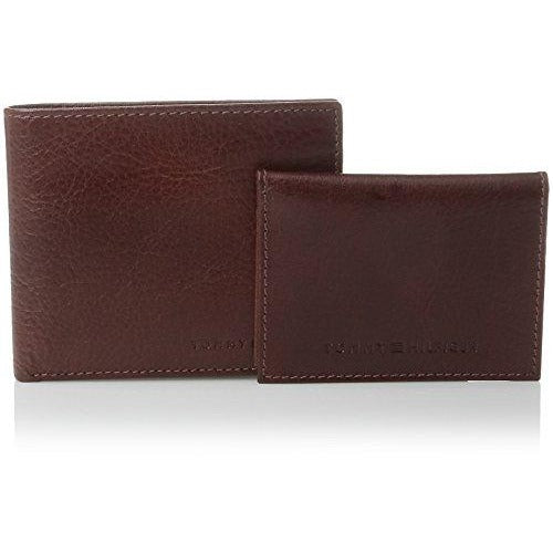 Tommy Hilfiger Men's Leather York Passcase Wallet with Removable Card Holder