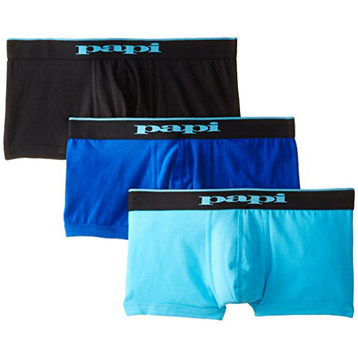 Papi Men's 3-Pack Brazilian Solid Trunk (980501)
