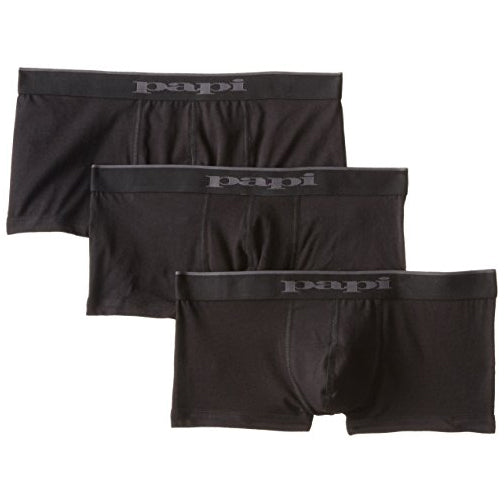 Papi Men's 3-Pack Brazilian Solid Trunk (980501)