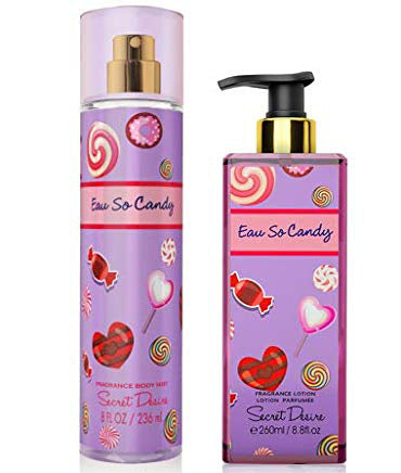 Secret Desire Eau So Candy Gift Set 2PC Body Mist + Body Lotion
