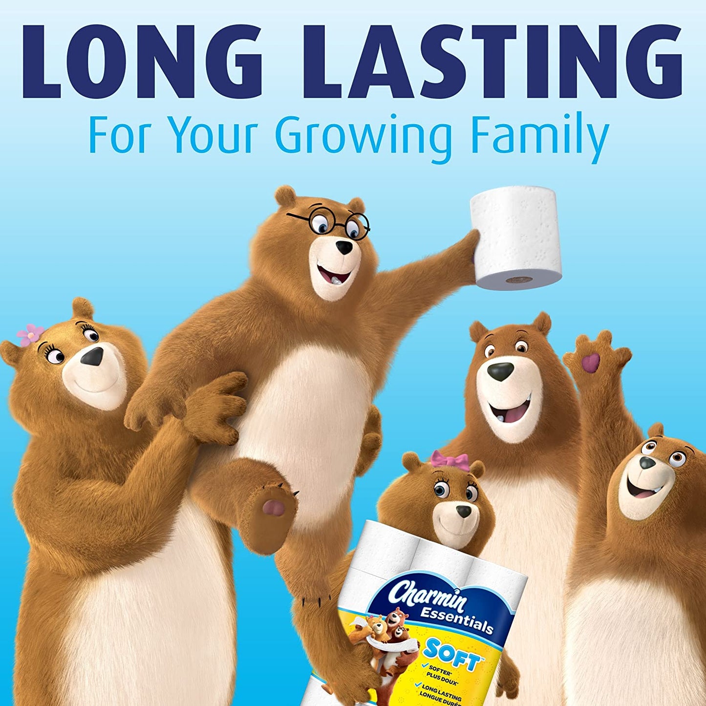 Charmin Essentials Soft Bath Tissue 4 Giant Rolls = 9 Regular Rolls