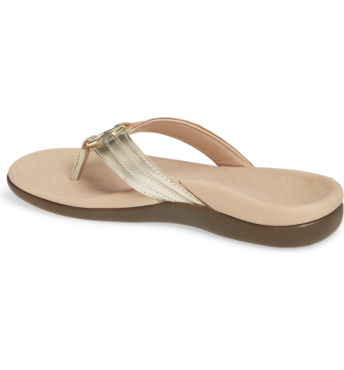 Vionic Women's Tide Aloe Thong Sandal Leather