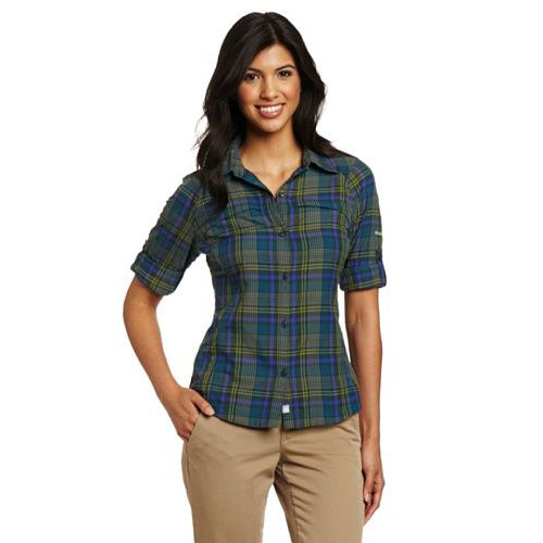Columbia Silver Ridge Plaid Shirt Long-Sleeve Women's (AL7077)
