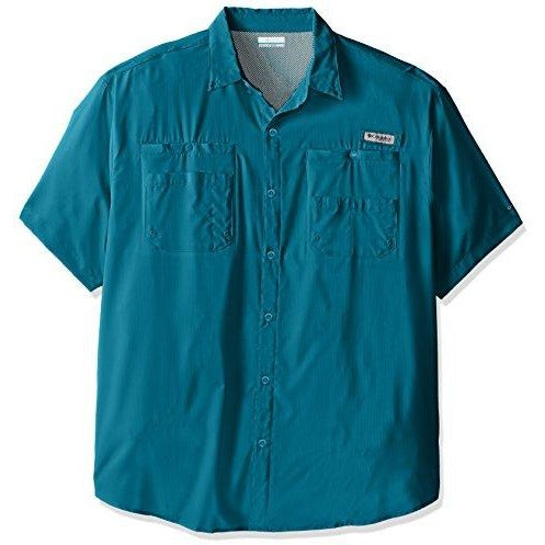 Columbia Sportswear Men's Tamiami II Short Sleeve Shirt, Deep Marine, X-Small