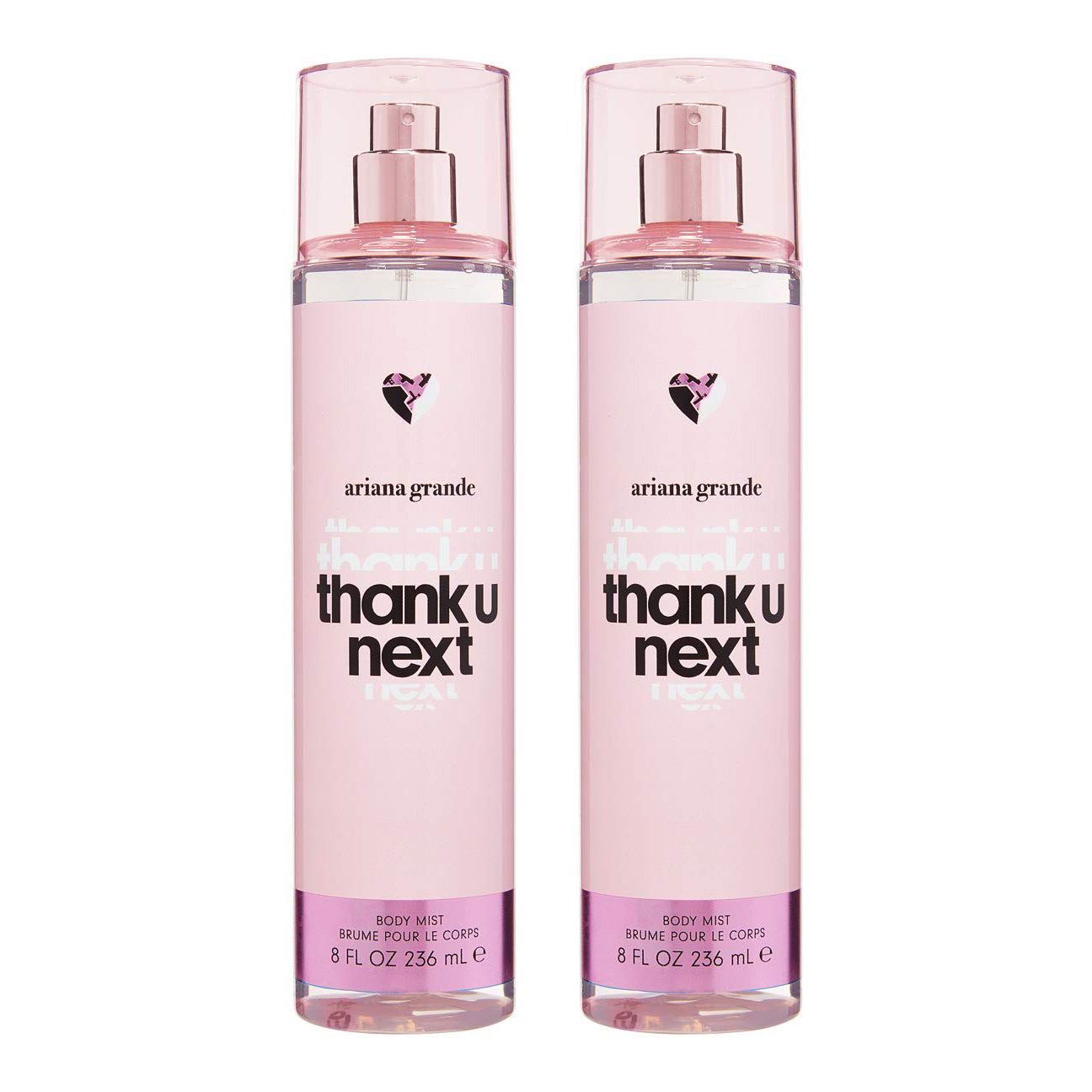 Ariana Grande Thank U Next Body Mist 8.0 oz "2-PACK"