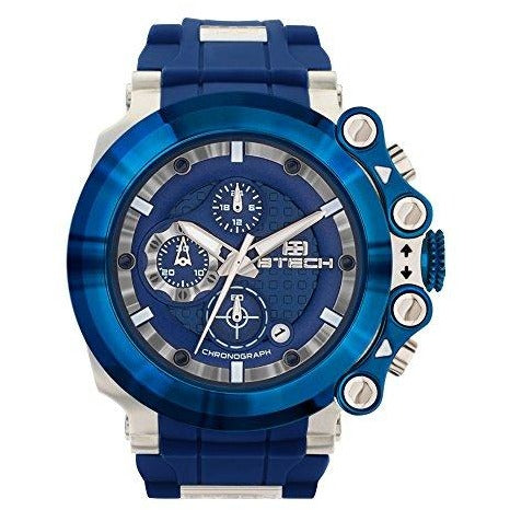BTECH Unisex Cite Analog Chronograph Casual Wrist Watch Silicon Strap Band