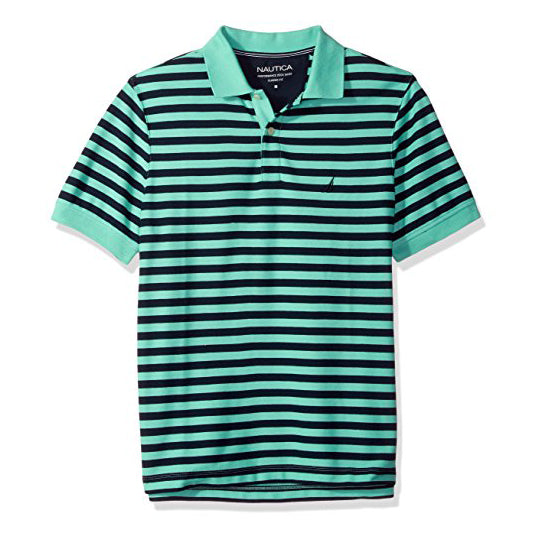 Nautica Men's Classic-Fit Stripe Logo Embroidered T-Shirt