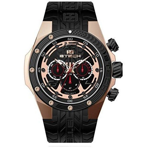 BTECH Unisex Analog/Multifunction Silicone Strap Band Wrist Watch