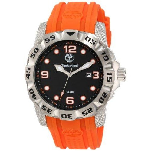Timberland Men's 13317JS_02A Belknap 3 Hands Date Rotating Top Ring Watch