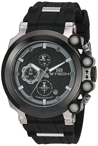 BTECH Unisex Cite Chronograph Casual Wrist Watch Silicon Strap Band