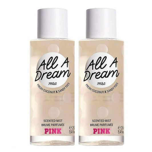 Victoria's Secret Pink All A Dream Body Mist 8.4 fl. oz/250 ml "2-PACK"