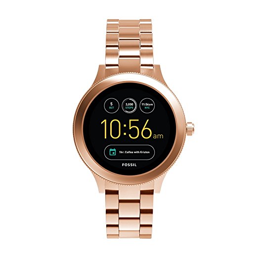 Fossil Gen 3 Smartwatch Q Venture Rose Gold Tone Stainless Steel FTW6000