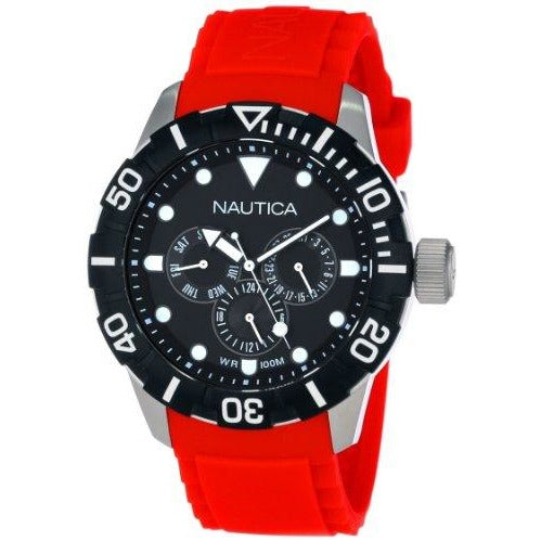 Nautica Unisex N13645G NSR 101 Multi- South Beach Classic Analog with Enamel Bezel Watch