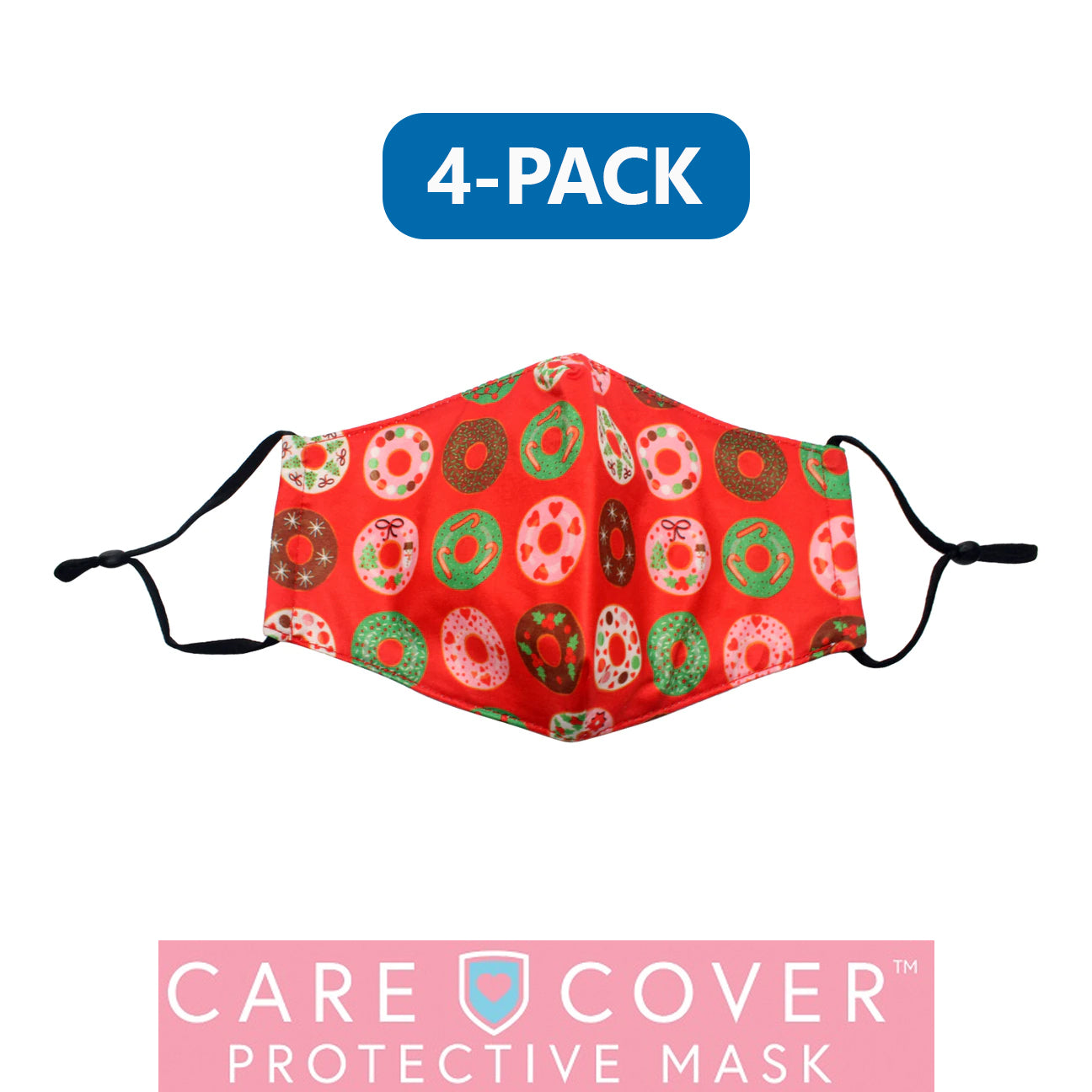 Care Cover Protective Cotton lining Face Mask "4-PACK"