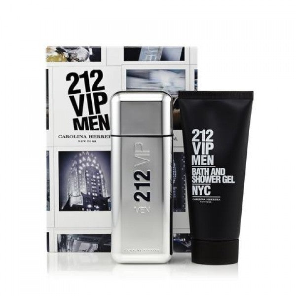 Carolina Herrera 212 Vip 2 Piece Gift Set EDT 3.4 oz Men
