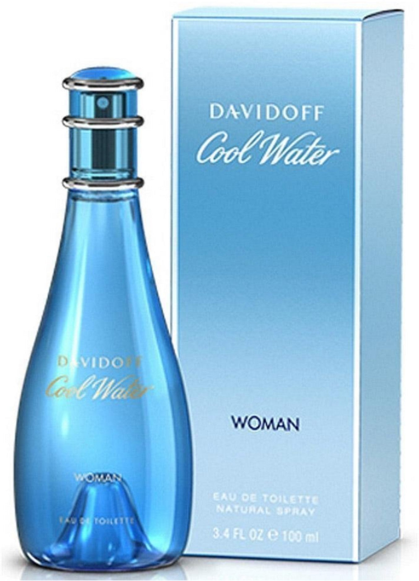 Davidoff Cool Water Eau de Toilette 3.4 oz 100 ml Women