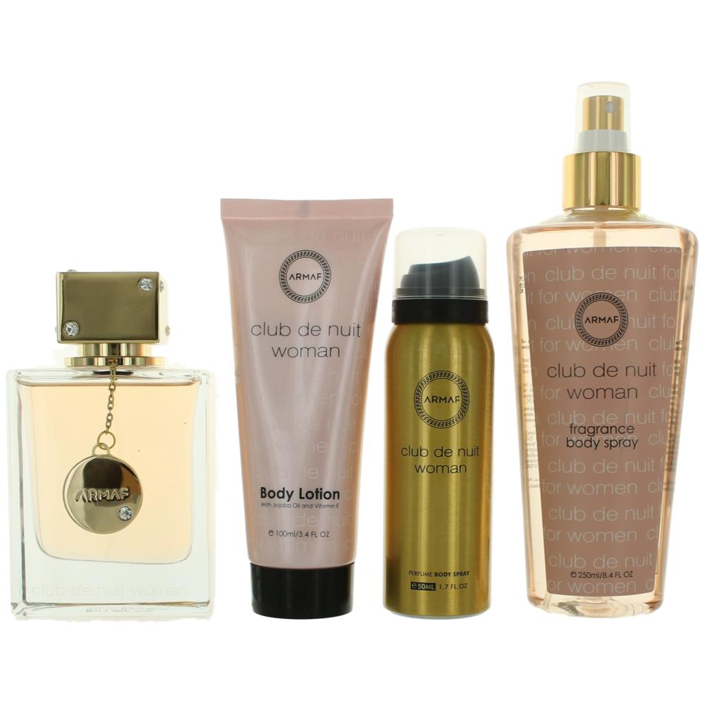 Armaf Club de Nuit 4pc Gift Set EDP 3.6 oz Women