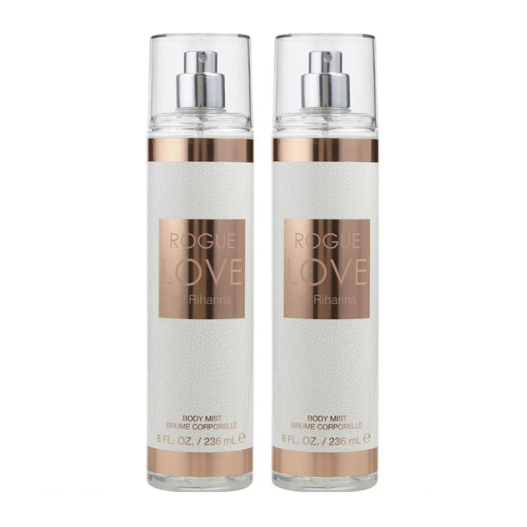 Rihanna Rogue Love Body Mist 8.0 oz 236 ml "2-PACK"