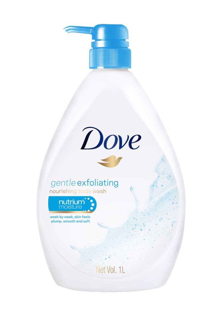 Dove Gentle Exfoliating Body Wash 550 ml 18 oz "2-PACK"