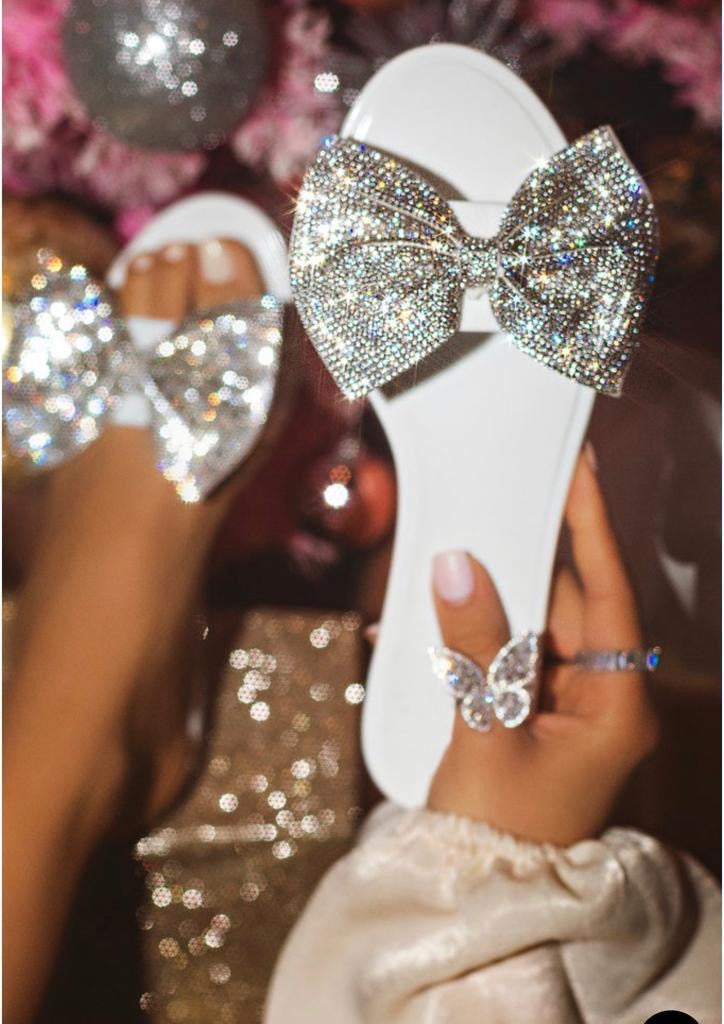 Victoria Adames Miami ll Jelly Sole Sandal White